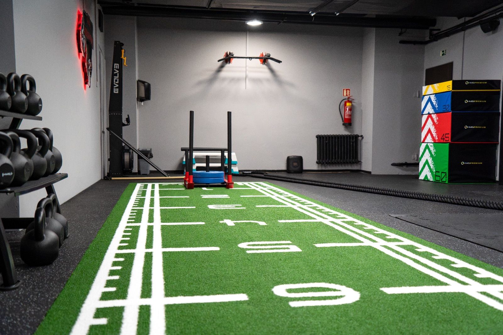 SkiErg, Sled push, Sled pull, Farmers, Sled lane — Gym Neratovice, Neratovice