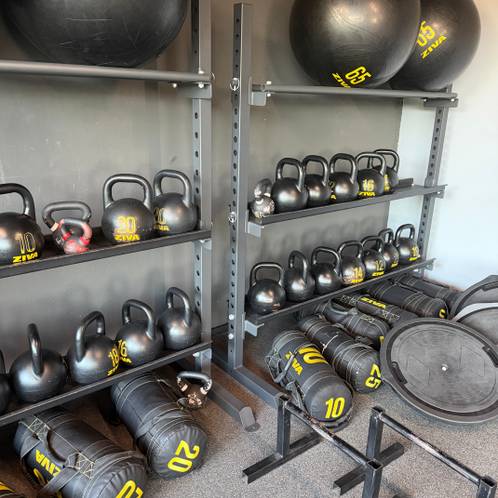 Farmers, Sandbag — Max Fitness Flora, Prague
