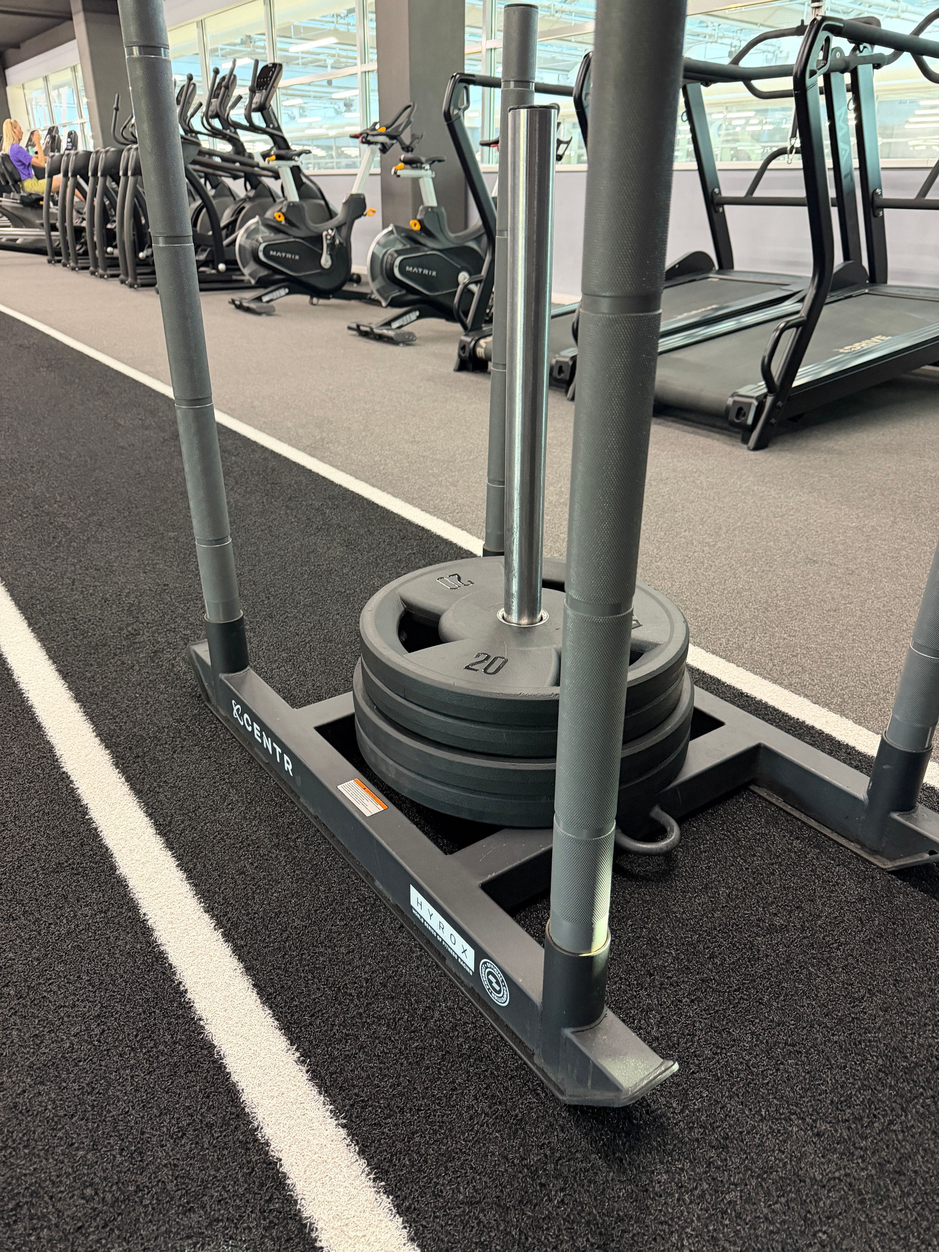 Sled push, Sled pull — Max Fitness Flora, Prague