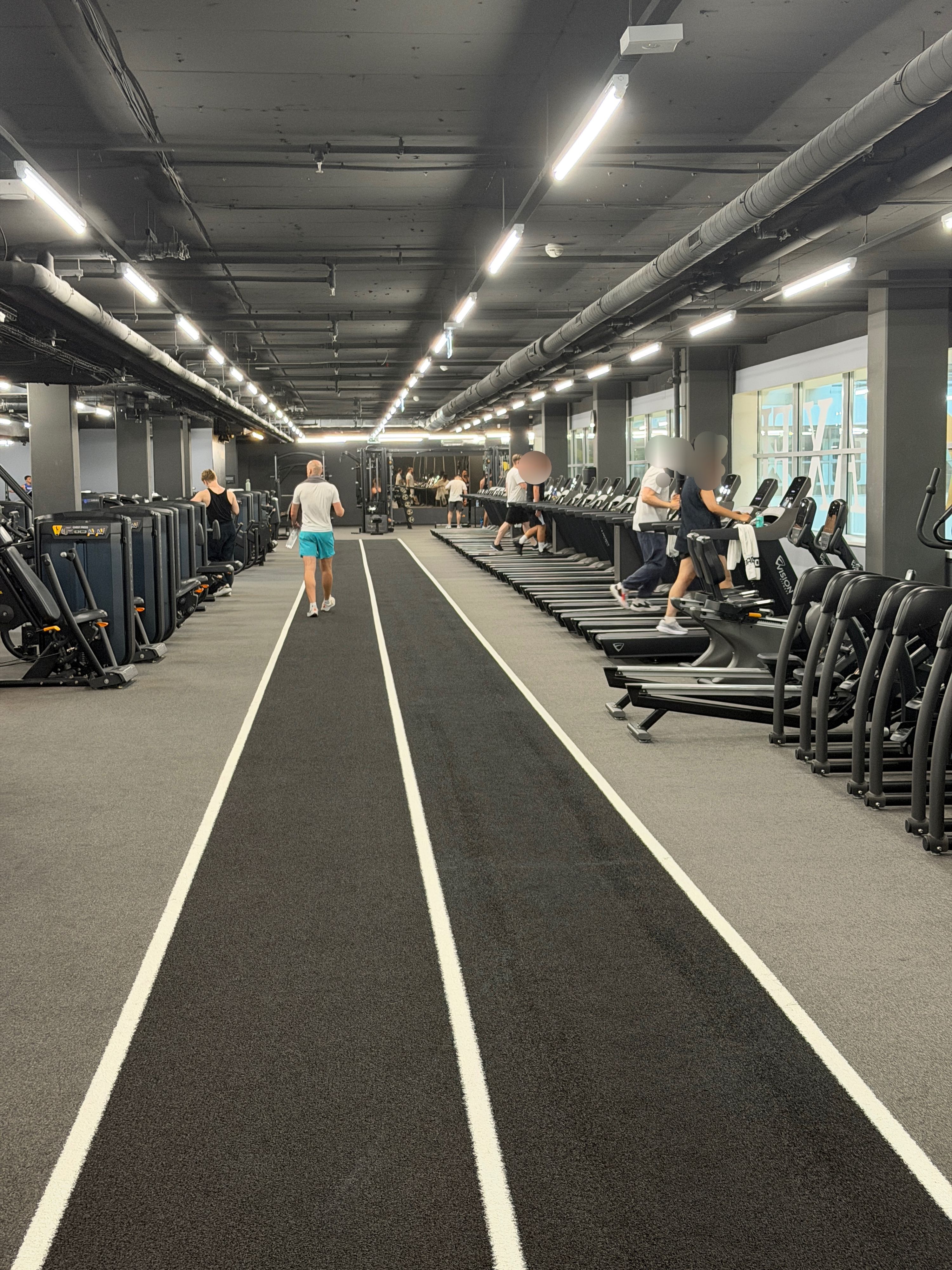 Running, Sled lane — Max Fitness Flora, Prague