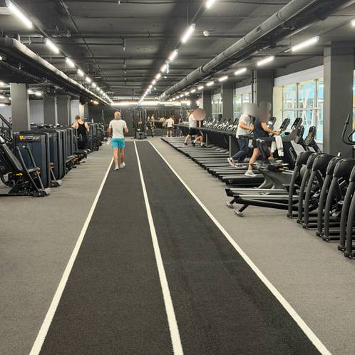 Running, Sled lane — Max Fitness Flora, Prague