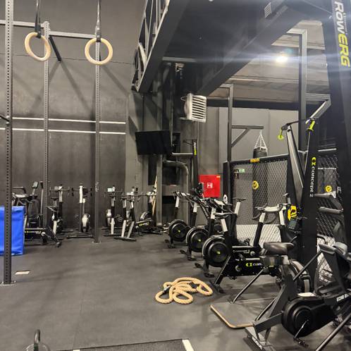 SkiErg, Bike, AirBike — Oktagon gym Smíchov, Praha