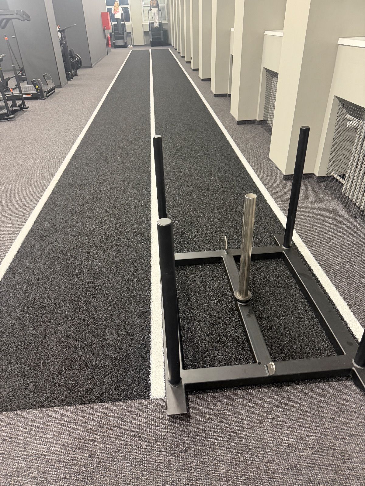 Sled push, Sled pull, Sled lane — Max Fitness Letňany, Praha