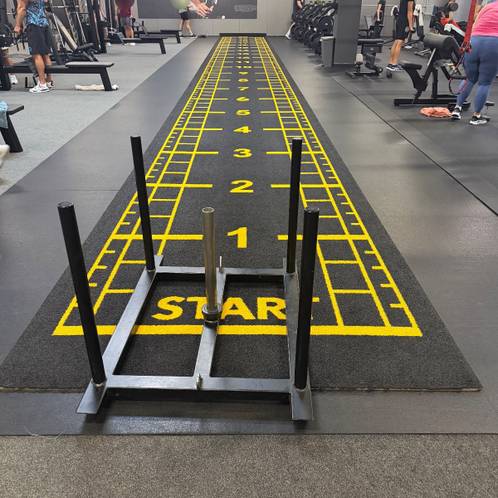 Sled push, Sled pull, Sled lane — Max Fitness Sterboholy, Prague