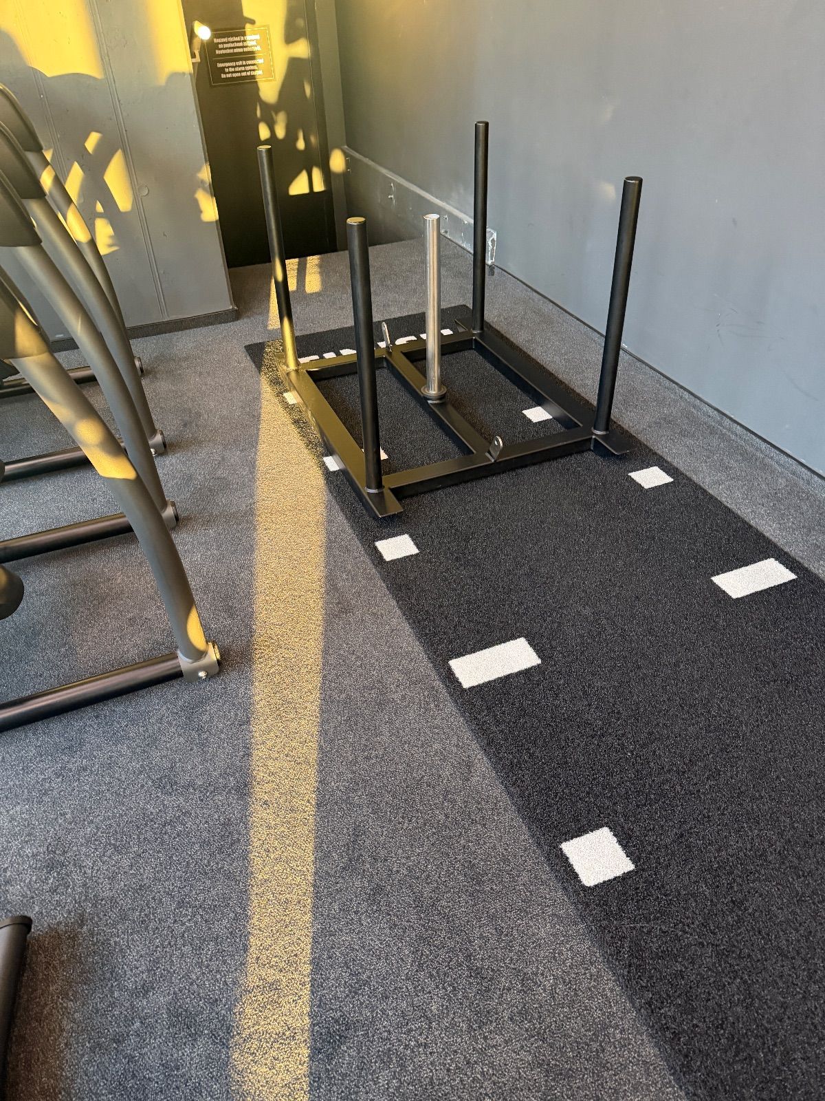 Sled push, Sled pull, Sled lane — Max Fitness Roztyly, Prague