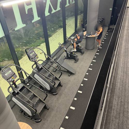 Burpees, Sled lane, Bike — Max Fitness Roztyly, Prague