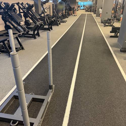 Sled push, Sled pull, Sled lane — Max Fitness Bila Labut, Praha