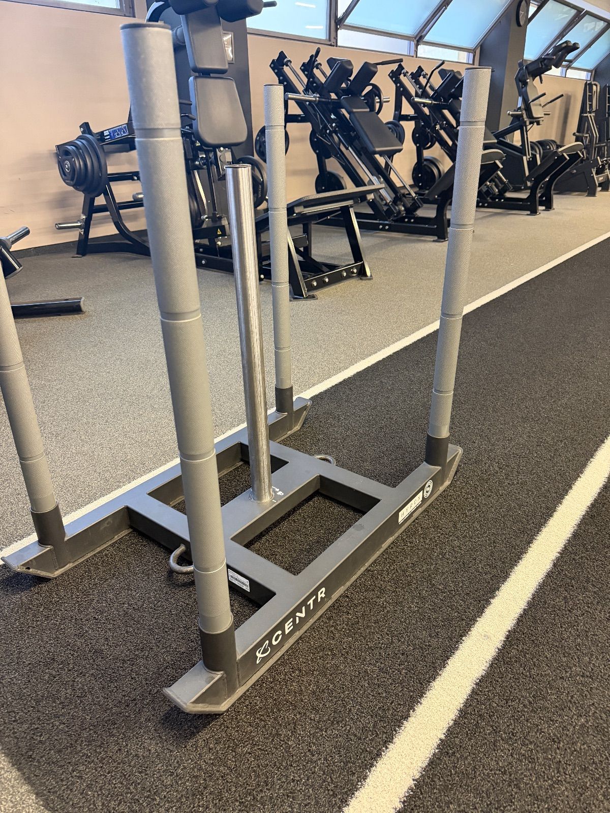 Sled push, Sled pull, Sled lane — Max Fitness Bila Labut, Praha