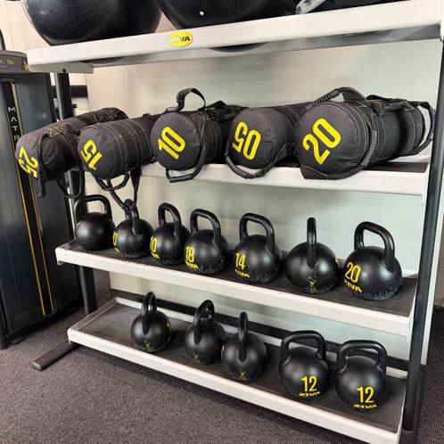 Farmers, Sandbag — Max Fitness Hybernska, Prague