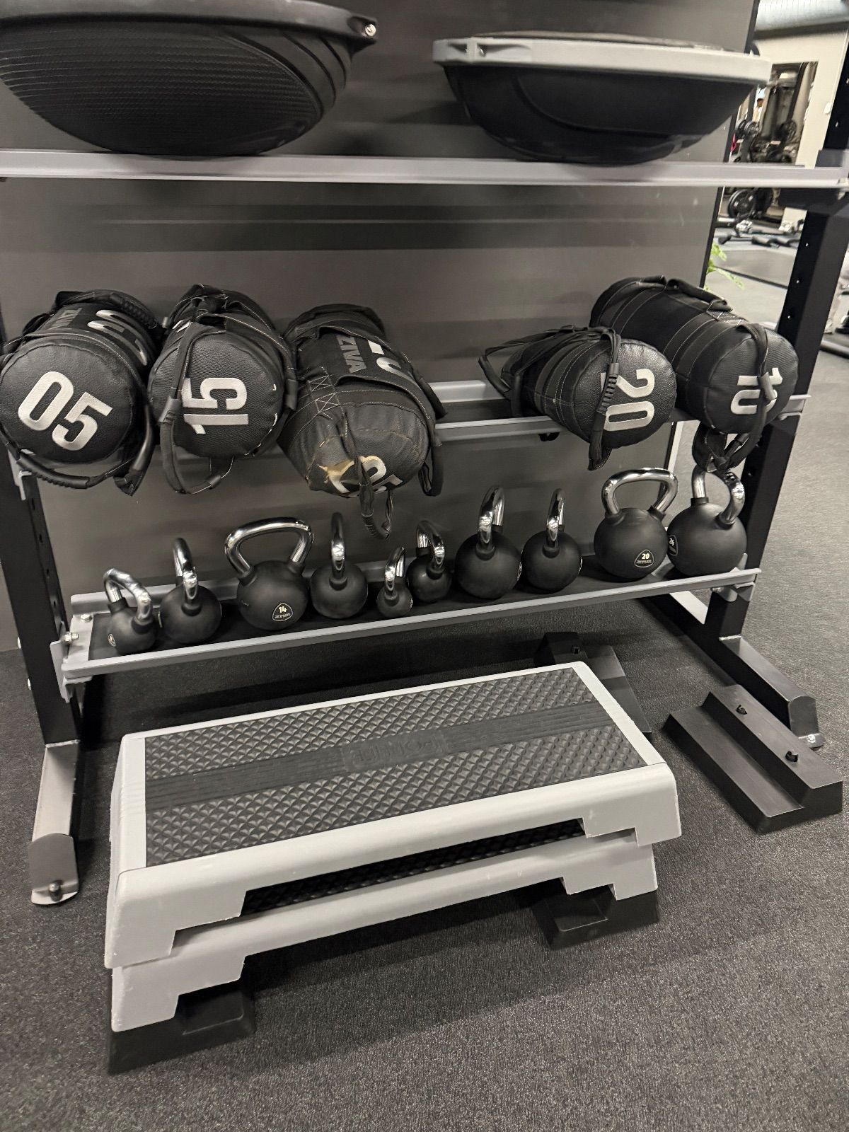 Farmers, Sandbag — Max Fitness Holešovice, Prague