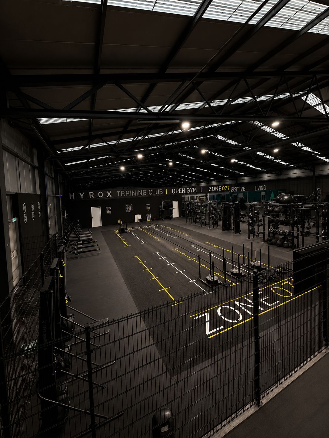 SkiErg, Sled push, Sled pull, Row, Sled lane — Zone007, Venlo