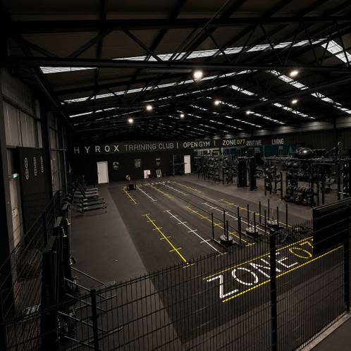 SkiErg, Sled push, Sled pull, Row, Sled lane — Zone007, Venlo