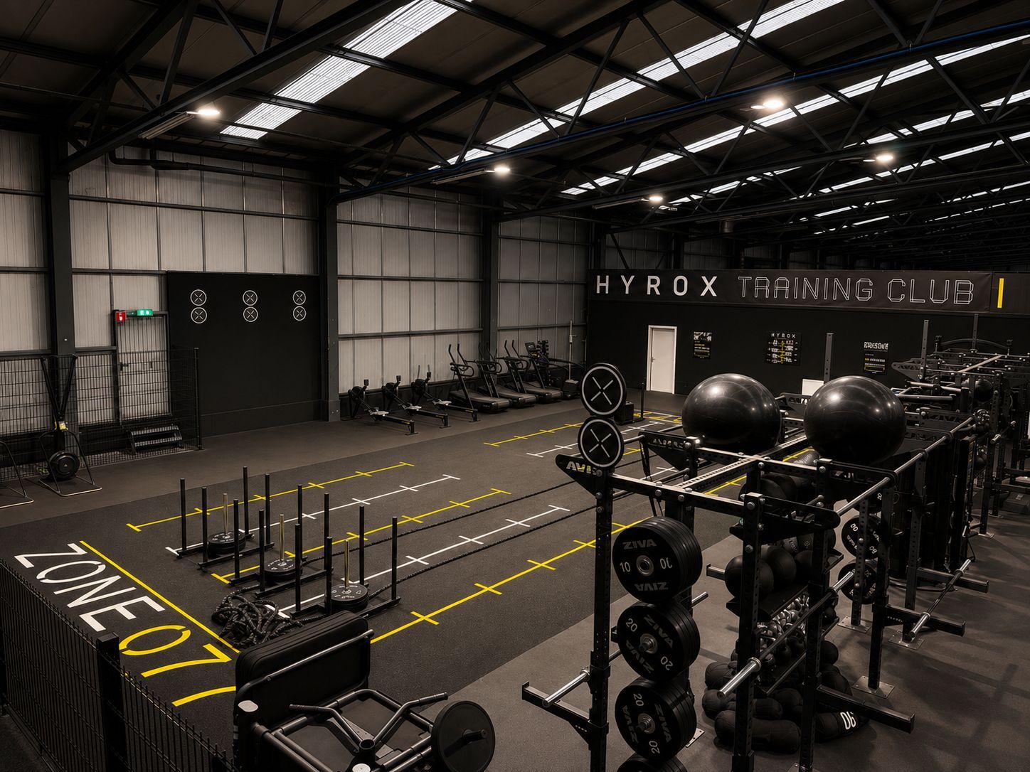 Sled push, Sled pull, Wall balls, Sled lane — Zone007, Venlo