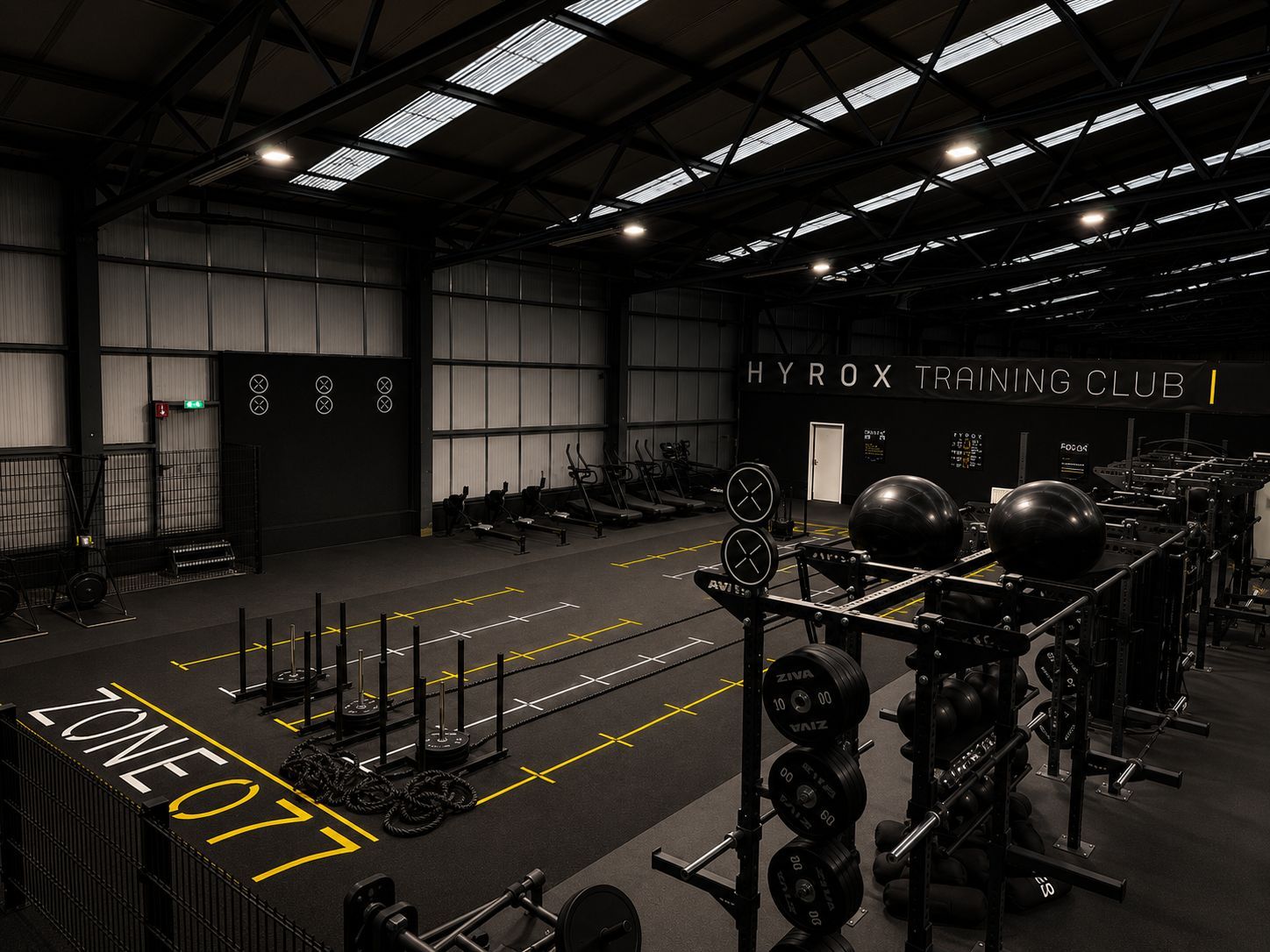 Sled push, Sled pull, Wall balls, Sled lane — Zone007, Venlo